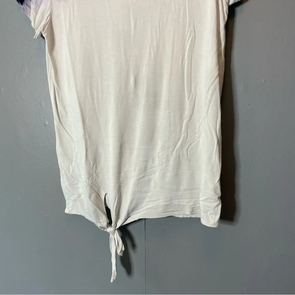 American eagle blue ombré front tie short sleeve tshirt size small - Picture 3 of 9